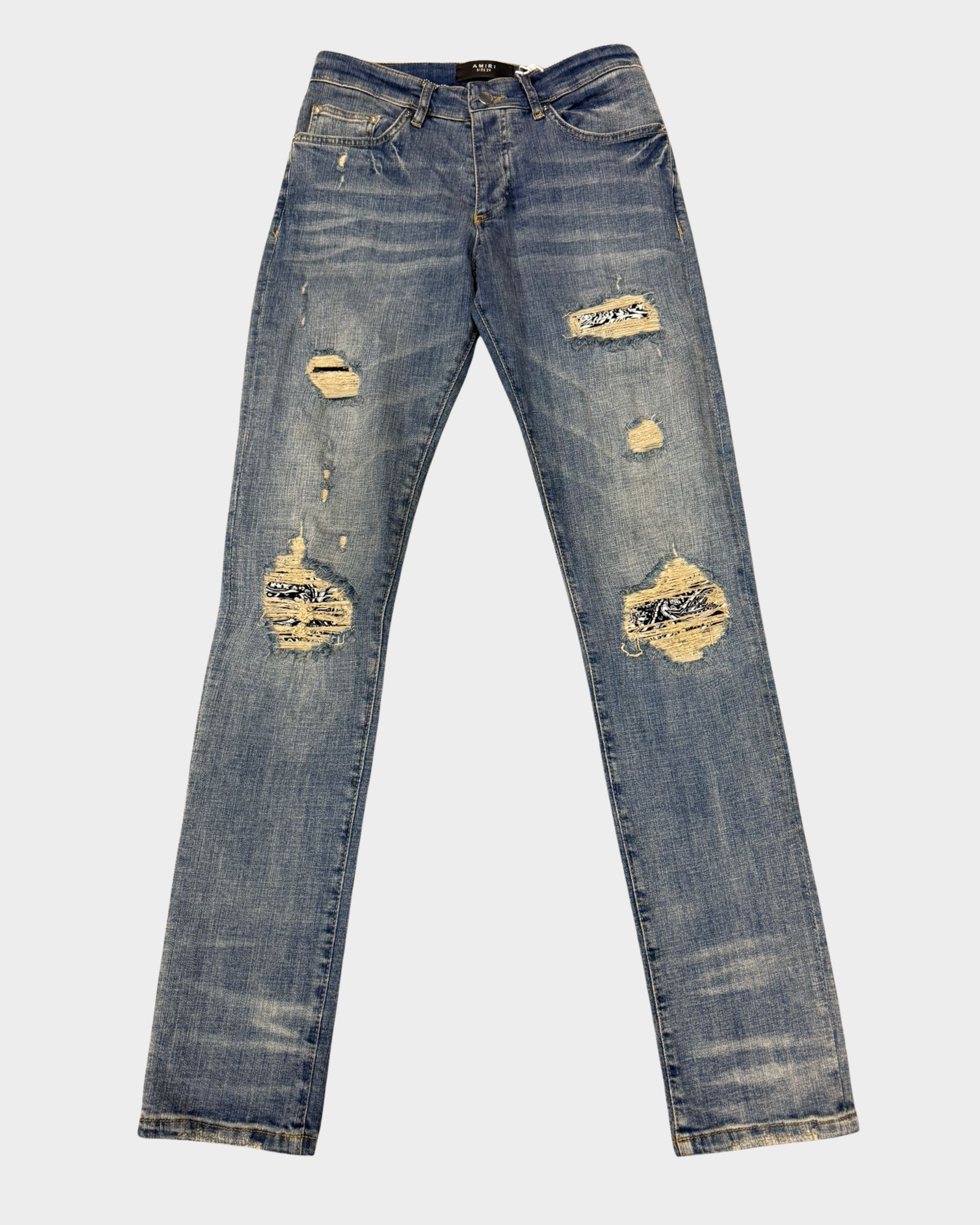 Amiri Jeans Zwart/Wit