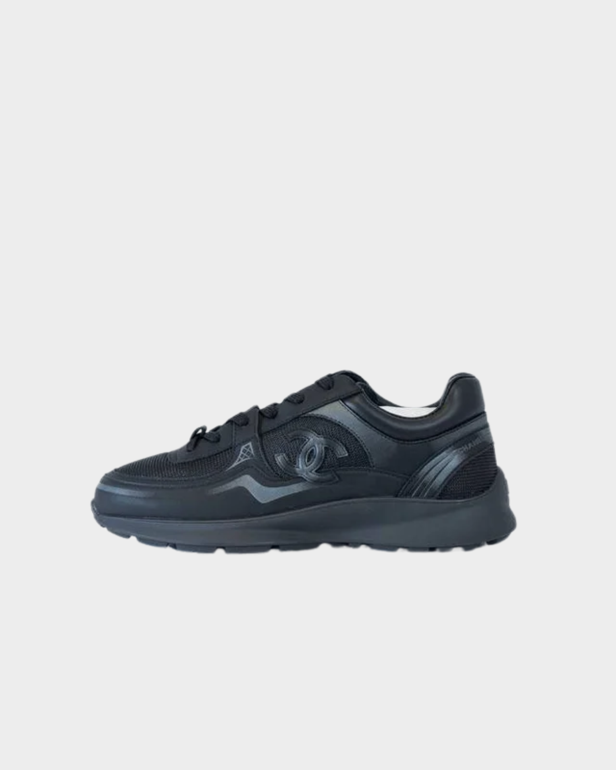 Chanel sneakers black