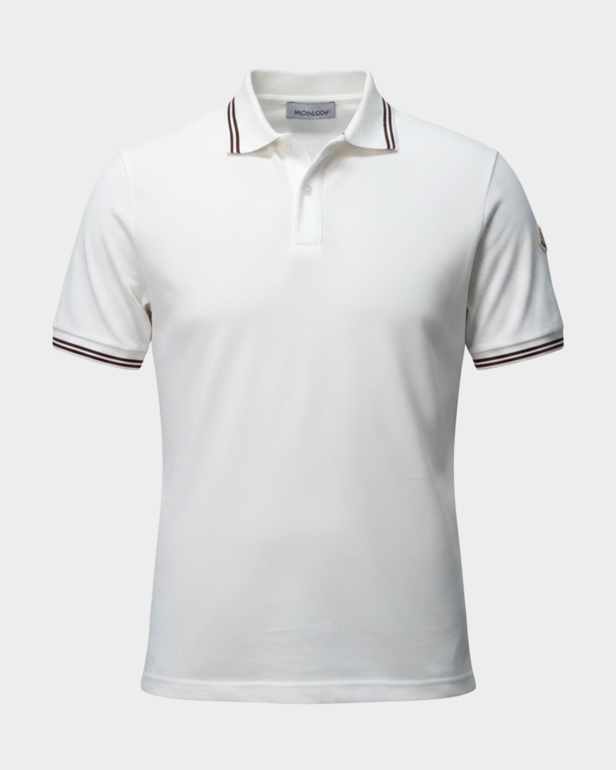 Moncler polo wit