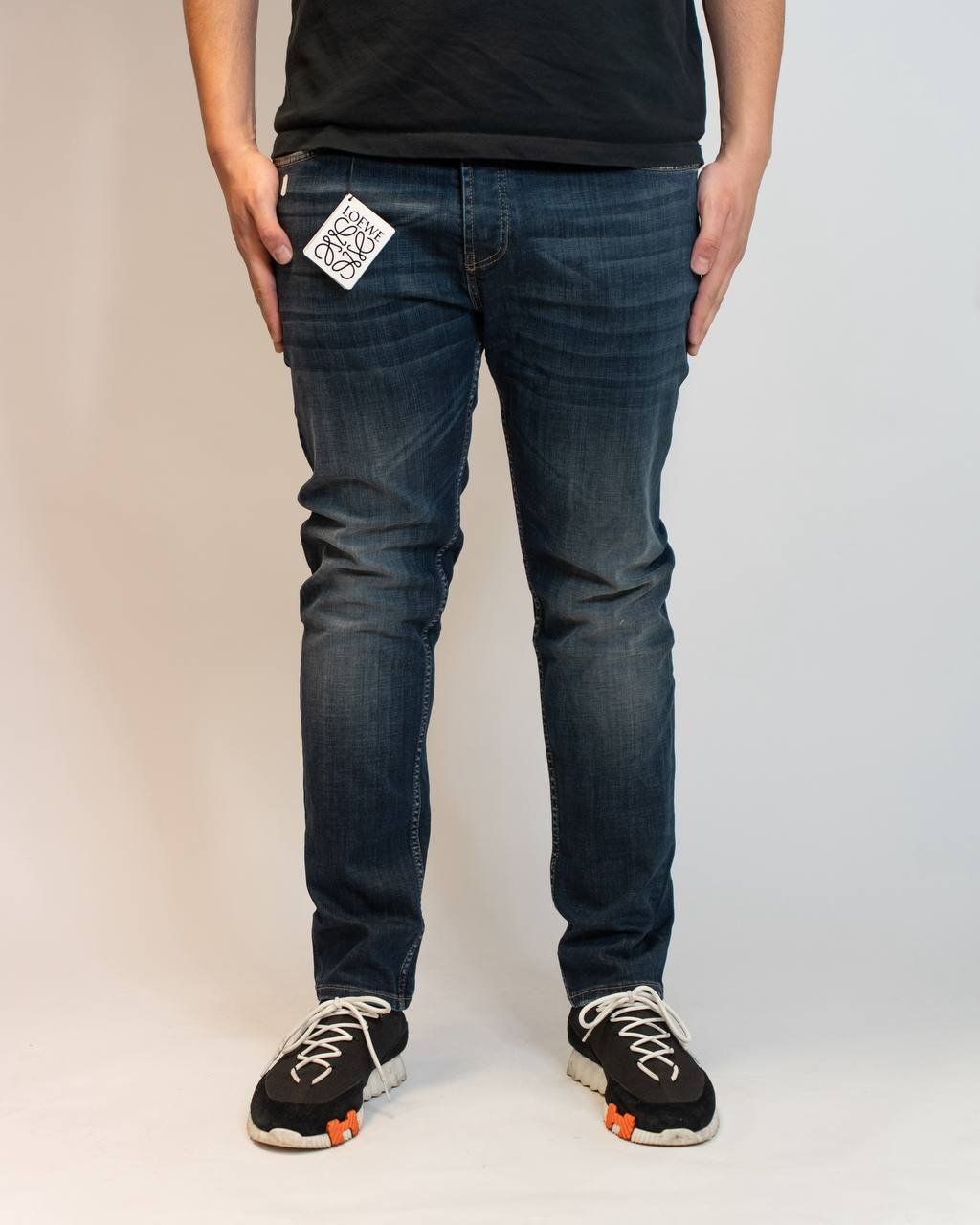 loewe jeans donkerblauw