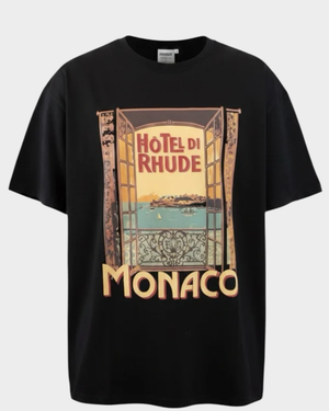 rhude t shirt zwart