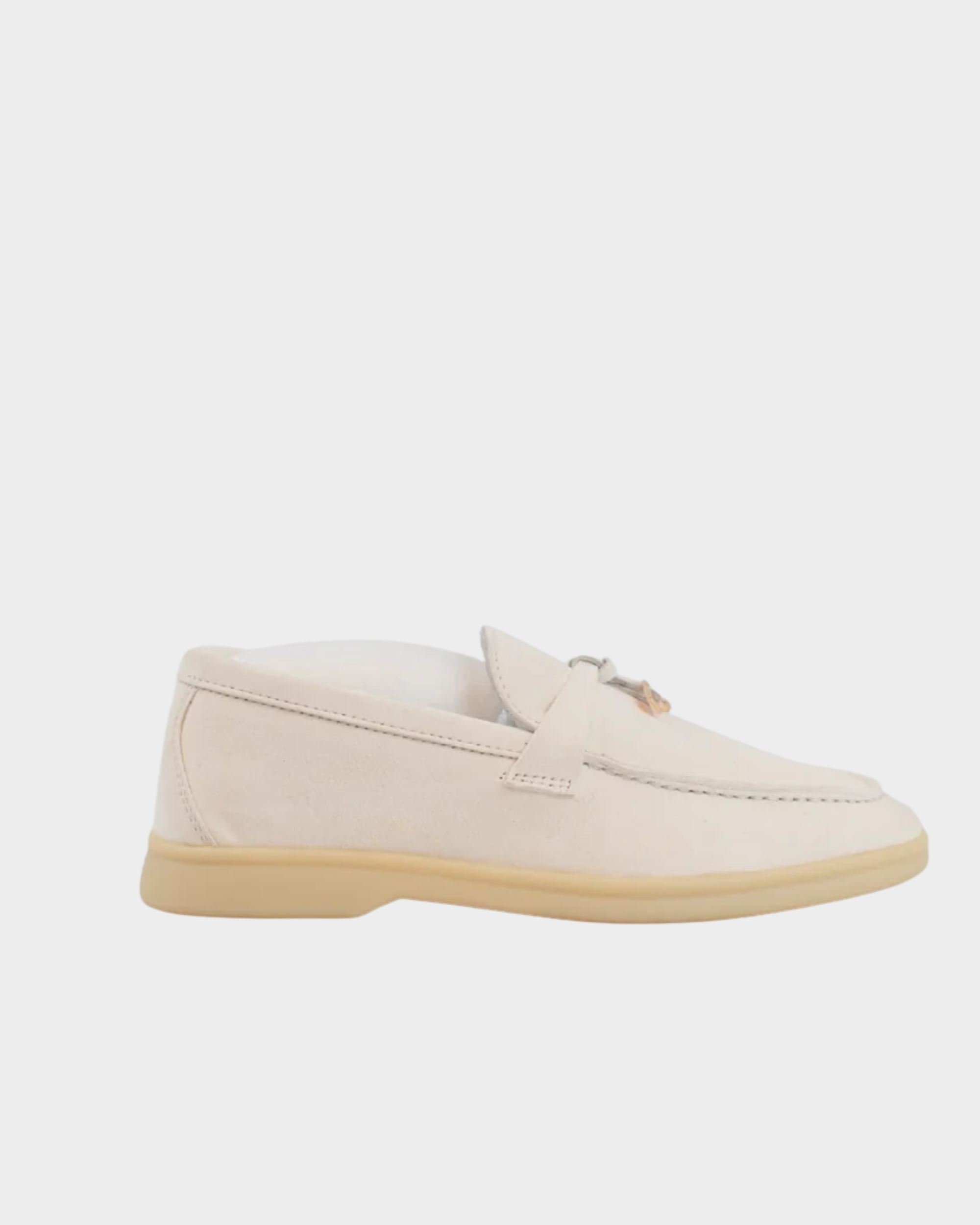 loro piana ladies loafers white