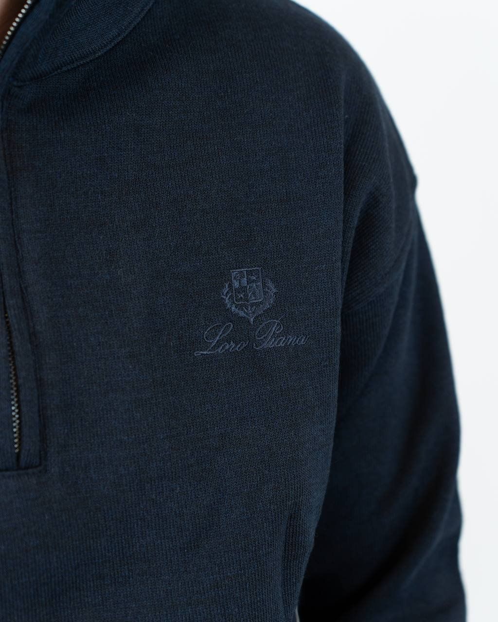 loro piana set blauw